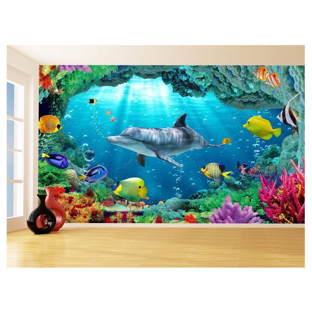 Papel Para Piso De Porcelanato Liquido Água 3,5M Flr17