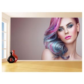 Papel De Parede 3D Salão De Beleza Corte Cabelo 3,5M Slb23