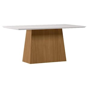 Mesa de Jantar 180 cm Barbara com Vidro Ype Off White – New Ceval