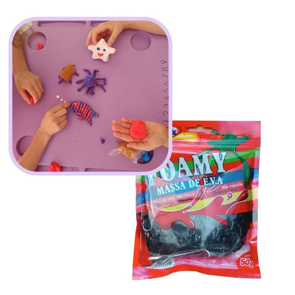 Massinha Eva Colorida Arte Modelagem Infantil Educa Atóxica