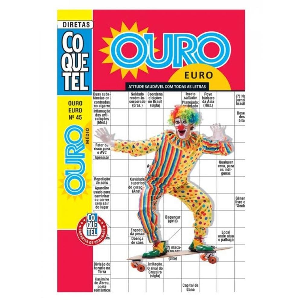 Livro Coquetel Ouro Euro 45