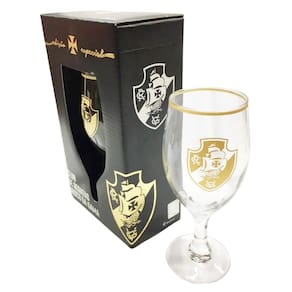 Taça Windsor 330Ml Vidro Time Vasco Edição Série Ouro Selo