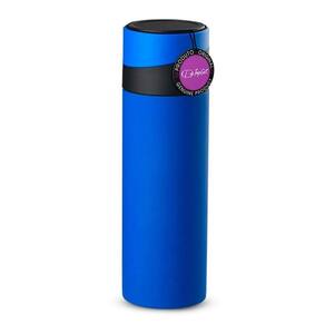 Garrafa Térmica Inox 400Ml Apoio Celular Start Topget - Azul