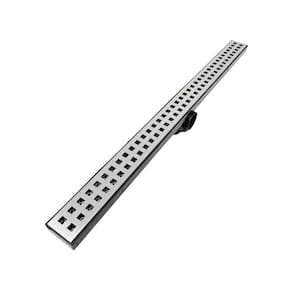 Ralo Escoamento Lavabo Quadrinho 5x70 Inox com Tela pr