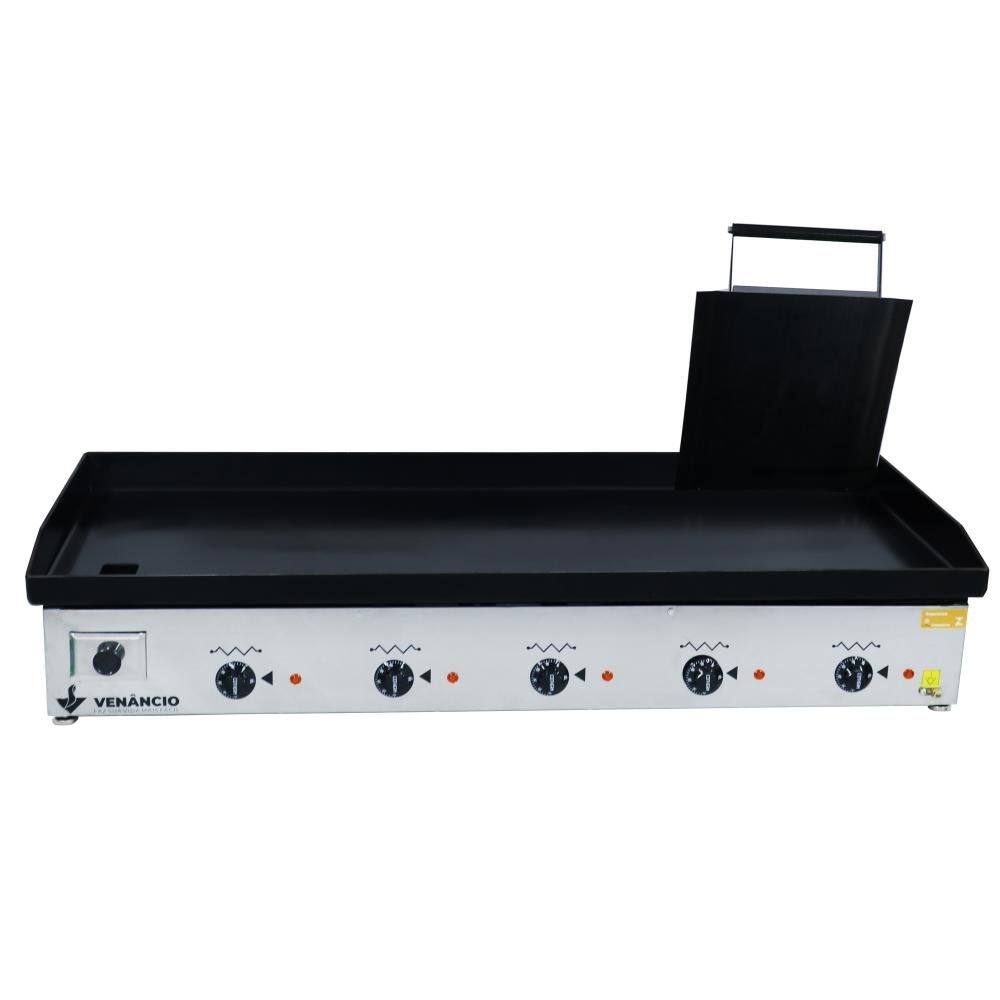 Chapa Bifeteira Elétrica 120cm Venâncio Deguste Luxo 4,76mm de Espessura com Prensa 220V CE120-49818