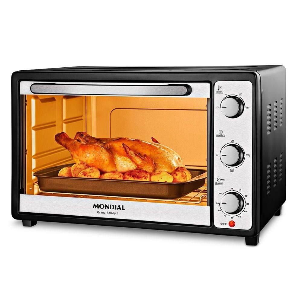 Forno 52l Mondial Preto - Elétrico - Grand Family - 220v - Fr-52