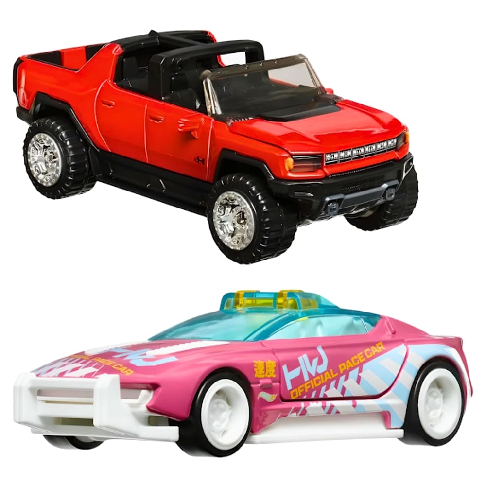 Hot Wheels Colecionável Pull-Backs 2-Pack HPR91 Mattel