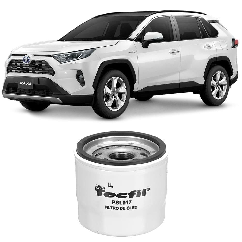 Filtro Óleo RAV4 2.5 16V 2019 a 2024 Tecfil PSL630