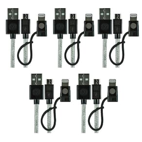Cabo Micro USB Conector IOS 1,8m General Electric - Kit 5 Unidades