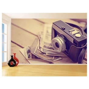 Papel De Parede Arte Fotografia Máquina Antiga 3,5M Tra63