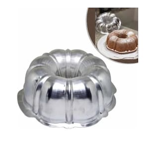 Forma Bolo Torta Suíça Pudim Decorada (22x18x7,5cm G) Modelo Decor1