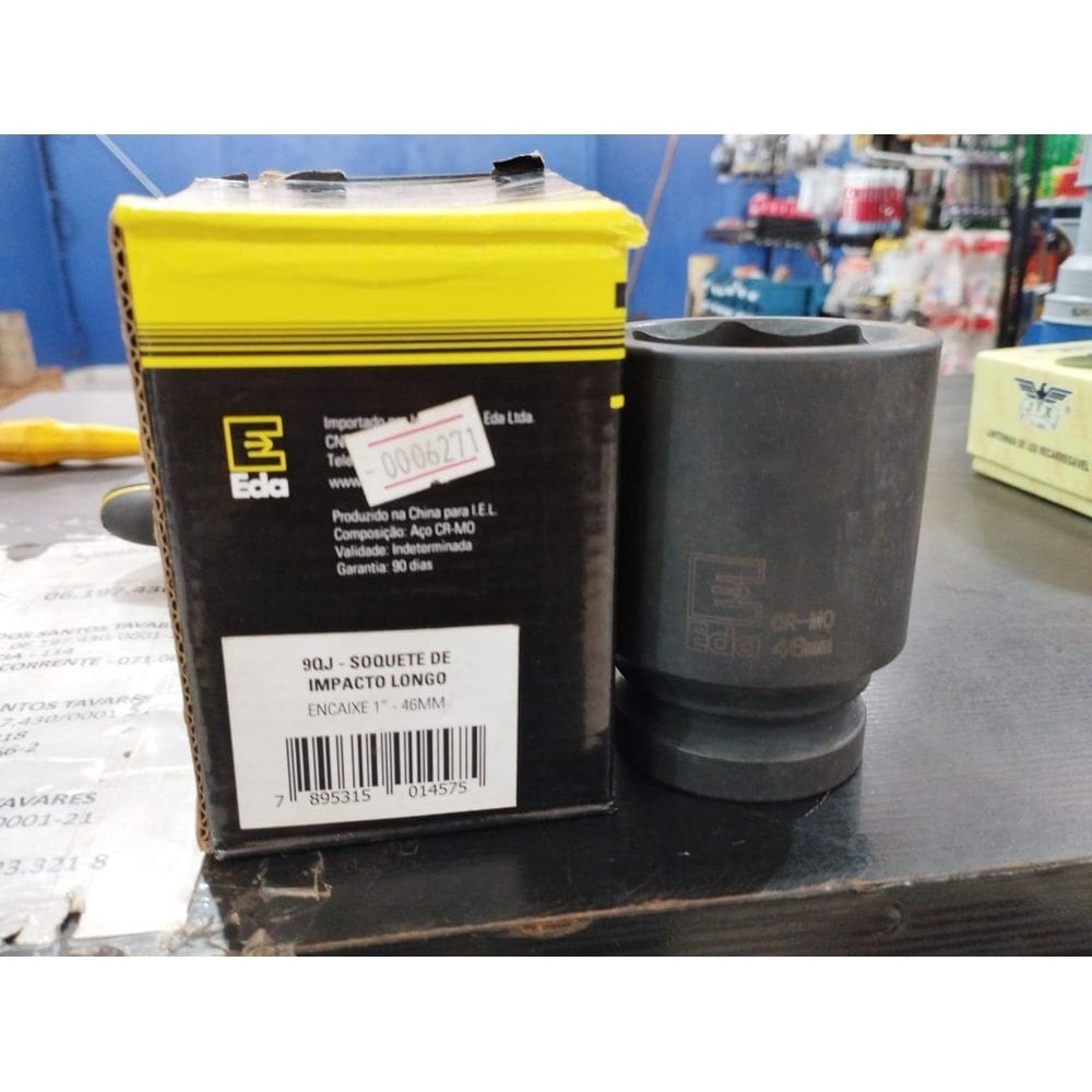 Soquete Impacto Longo Encaixe 1 - 46Mm Eda