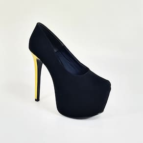 Scarpin Feminino Salto Alto Meia Pata Numeração Especial Thais