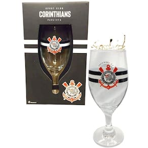 Taça Windsor 330Ml Cerveja Vinho Time Corinthias Oficial