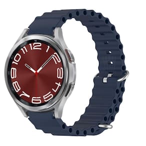 Pulseira Com Encaixe Curvo Ondulada Para Watch6 Classic 43Mm
