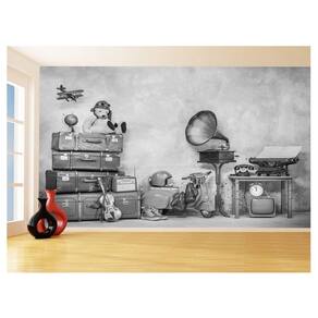 Papel De Parede Musica Gramofone Vitrola Retrô 3,5M Mus60