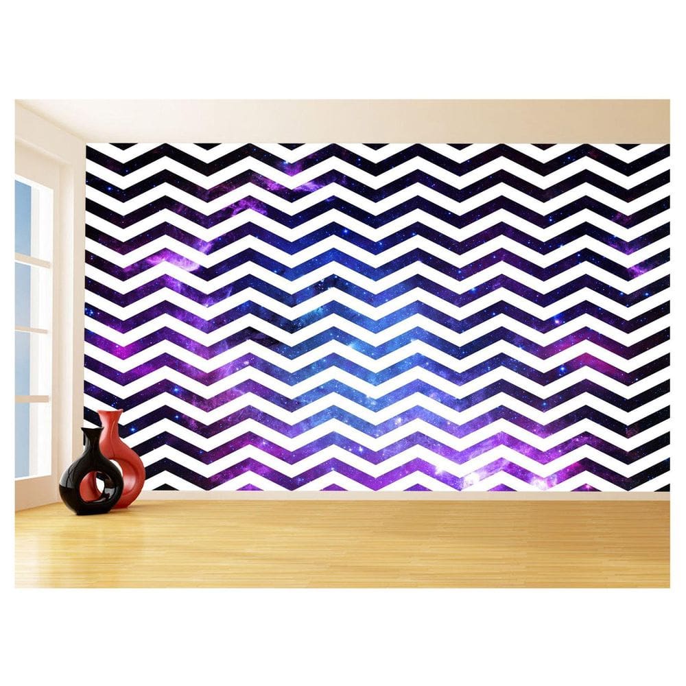 Papel De Parede 3D Sala Chevron Zig Zag Listras 3,5M Zig135