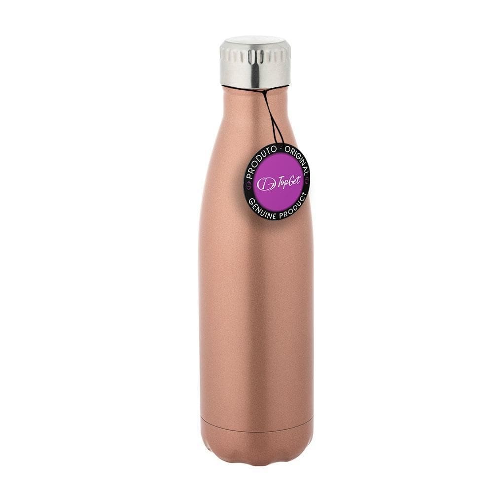 Garrafa Squeeze Térmica Inox 540 Ml Beat Topget - Champanhe