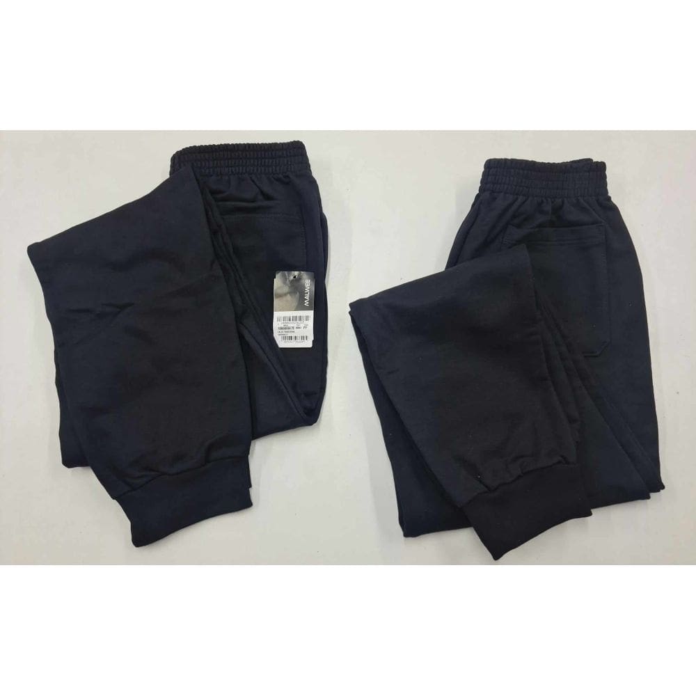 2 Calças de Moletom Tradicional Malwee 6670.Cor:Preto;Tamanho:PP;Gênero:Homem