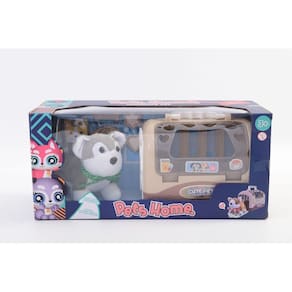 Conjunto - Pets Home pelucia - Branco e cinza TERRACO