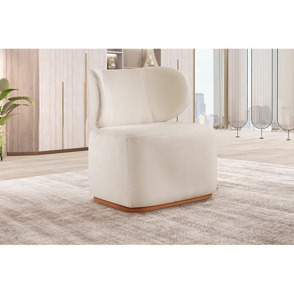 Poltrona Para Sala De Estar Moderna Sun Nude