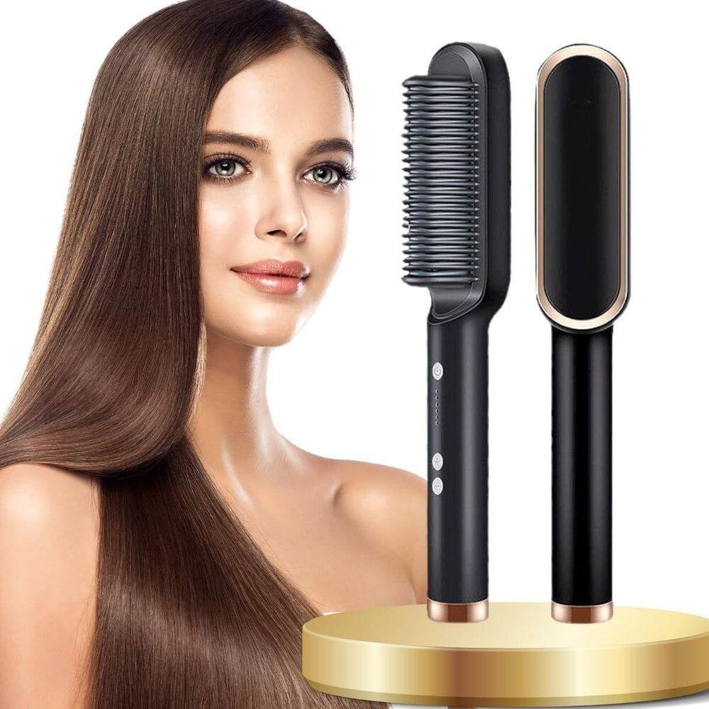 Escova Alisadora 5 Em 1 Cabelo Qualidade