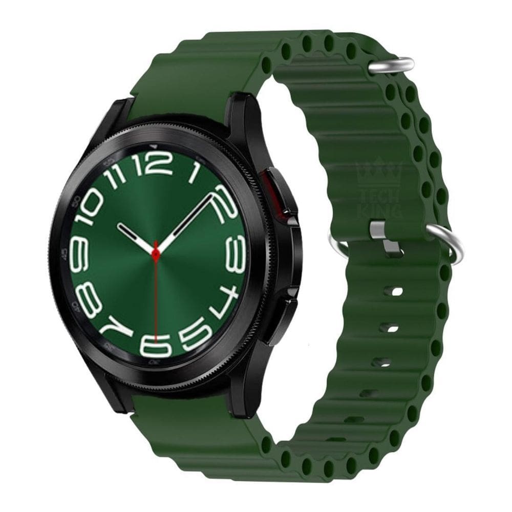 Pulseira Com Encaixe Curvo Ondulada Para Watch6 Classic 47Mm