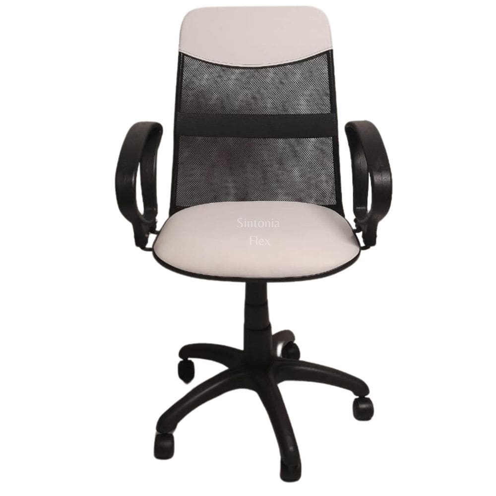 Cadeira Diretor Tela Giratória Faixa Mecanismo Relax Braço