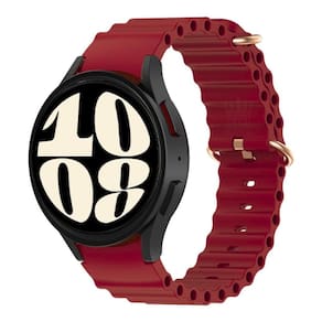Pulseira Ondulada De Silicone Para Samsung Galaxy Watch6 40