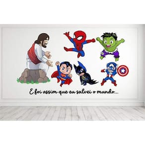 Adesivo De Parede Meu Grande Herói