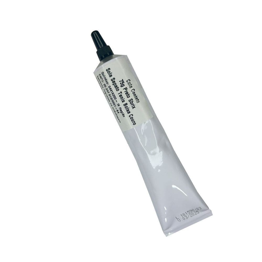 Cola Contato 75g Preto Sbrix Sola Sapato Tenis Bolsa Couro