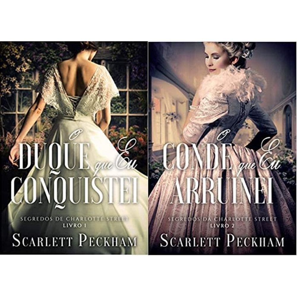 Kit 2 Livros Scarlett Peckham Segredos Da Charlotte Street O