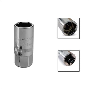 Soquete De Retirar Vela Imantado Encaixe 1/2 21Mm Sextavado