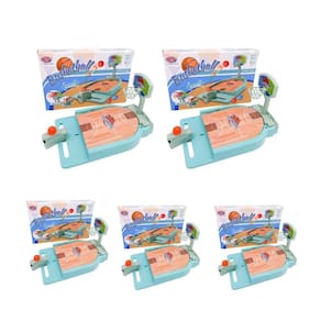 Brinquedo Game Modalidade Basquete Jogo de Mesa Verde - Kit 5 Unidades