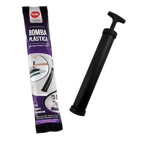 Bomba Manual Organizador a Vácuo - 4x28cm - Plástico