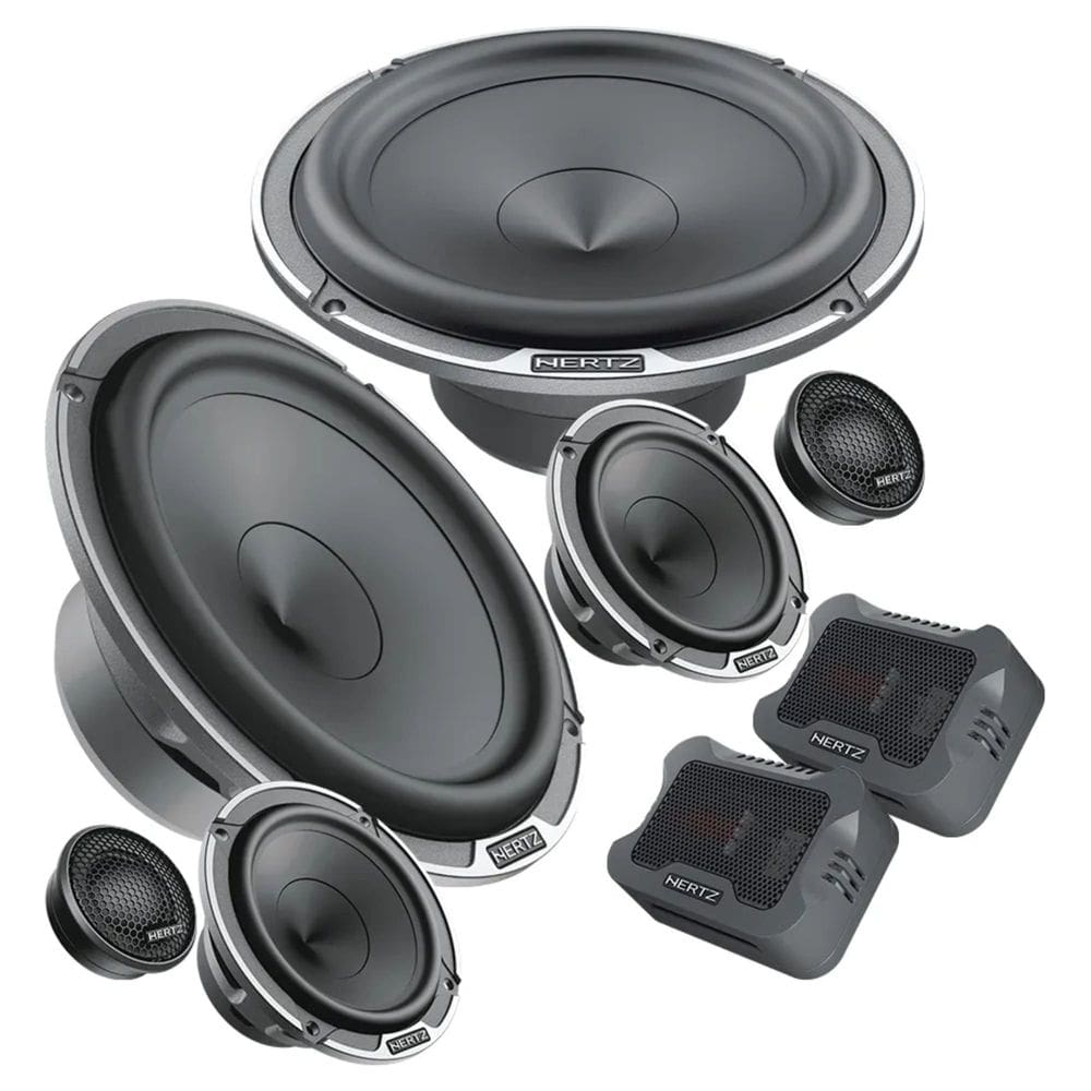 Kit 3 Vias Hertz MPK 163.3 6 Polegadas 300W RMS 4 Ohms Som