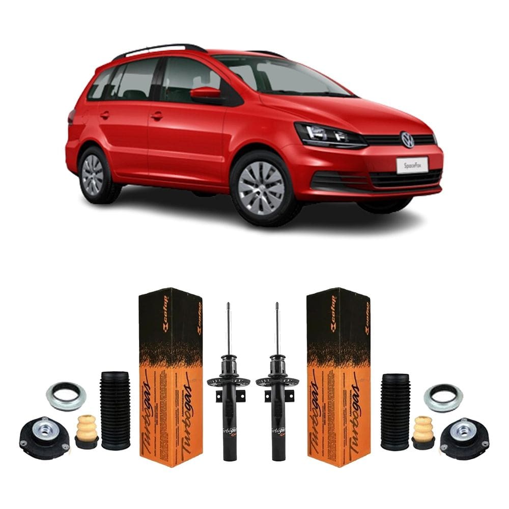 Par amortecedor kit batente dianteiro spacefox 2014 a 2019