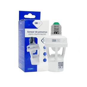 Sensor De Presença Soquete Luz Iluminação Movimento E27 360°