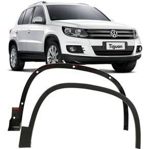 Par moldura friso paralama dianteiro tiguan 2009 à 2017