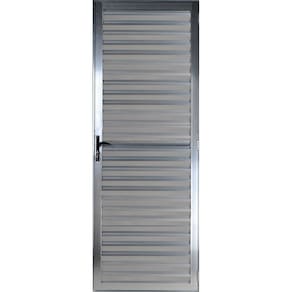 Porta palheta 2,10x60 lado ESQUERDO no alumínio brilhante