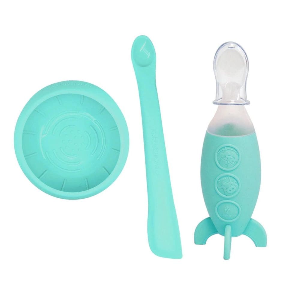 Kit Introdução Alimentar Azul - Marcus & Marcus