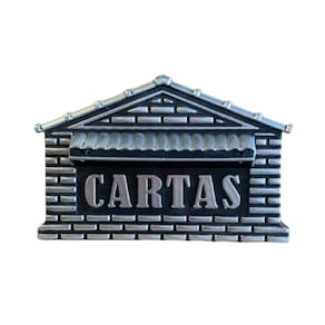 Caixa de Correio Cartas PVC Correspondência Muro Portão Casinha