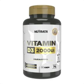 Vitamina D3 2000Ui 60 Capsulas Nutrata Sabor:Natural