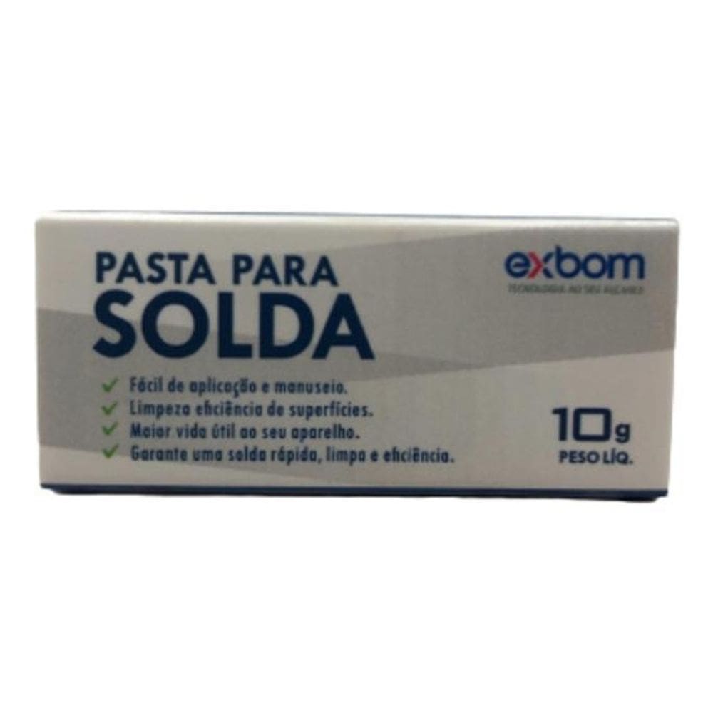 Pasta para solda rápida 10g eficiencia total exbom
