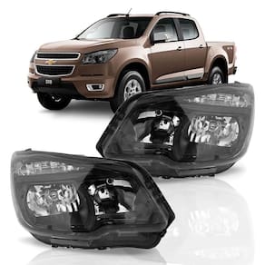 Farol s10 2012 2013 2014 2015 mascara negra