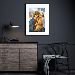 Quadro Nossa Senhora Do Perpétuo Socorro - 60X48Cm