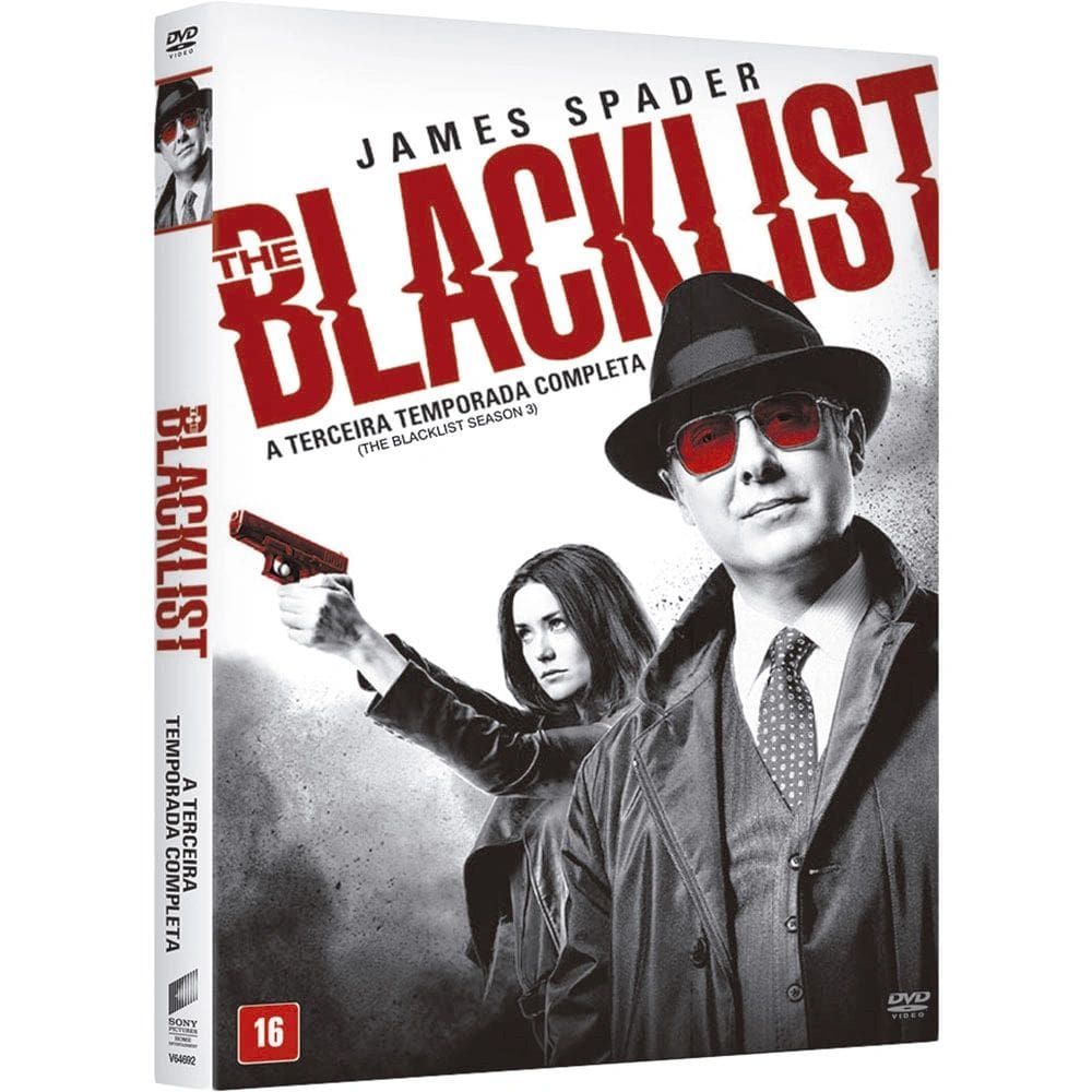 DVD Box The Blacklist 3ª Temporada Com Luva