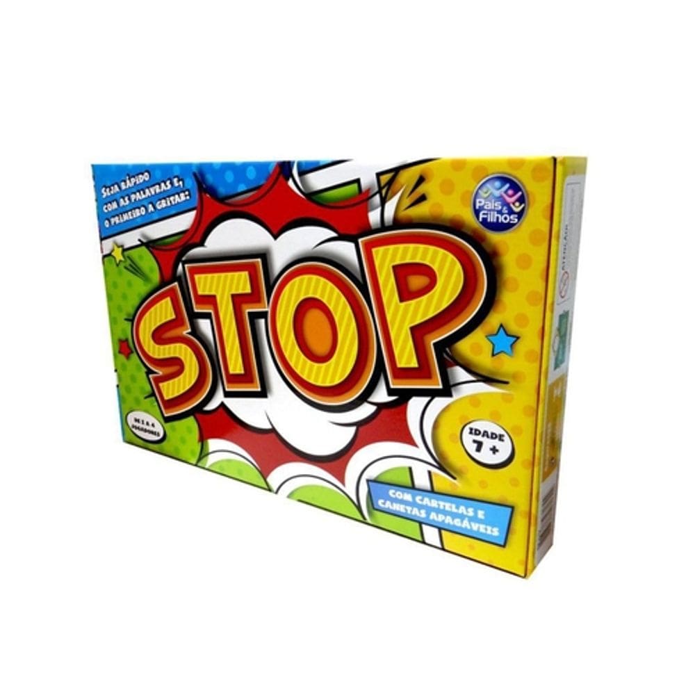 Stop - Super Jogos - Pais E Filhos