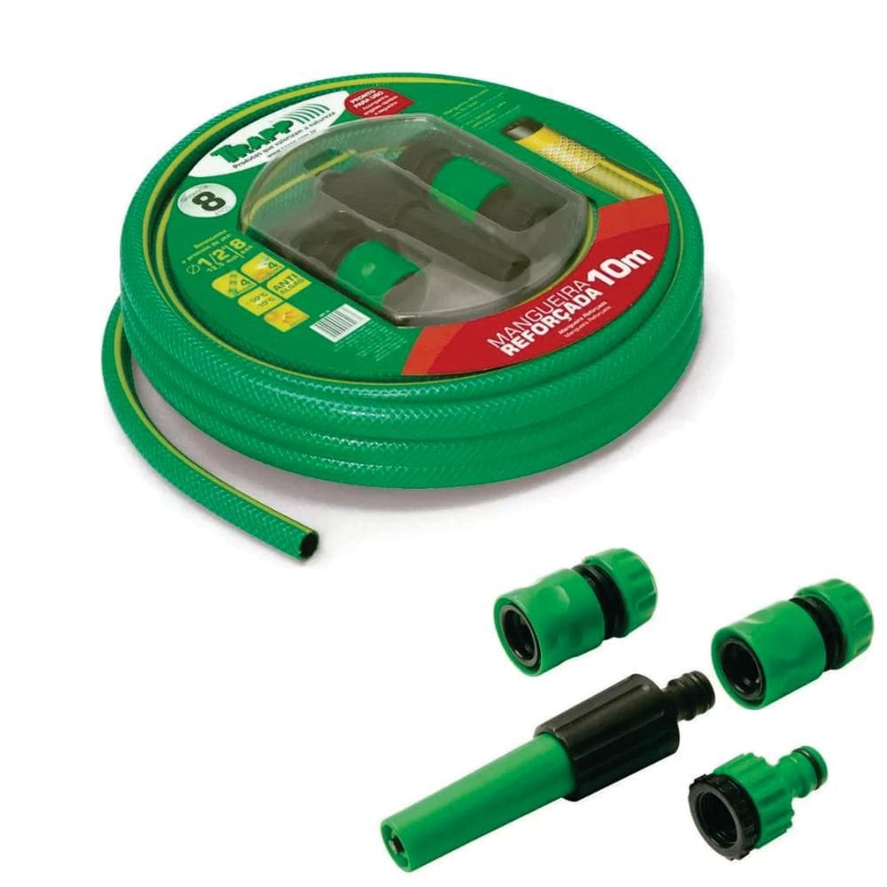 Conjunto De Mangueira Reforçada 10m Mr10 Trapp