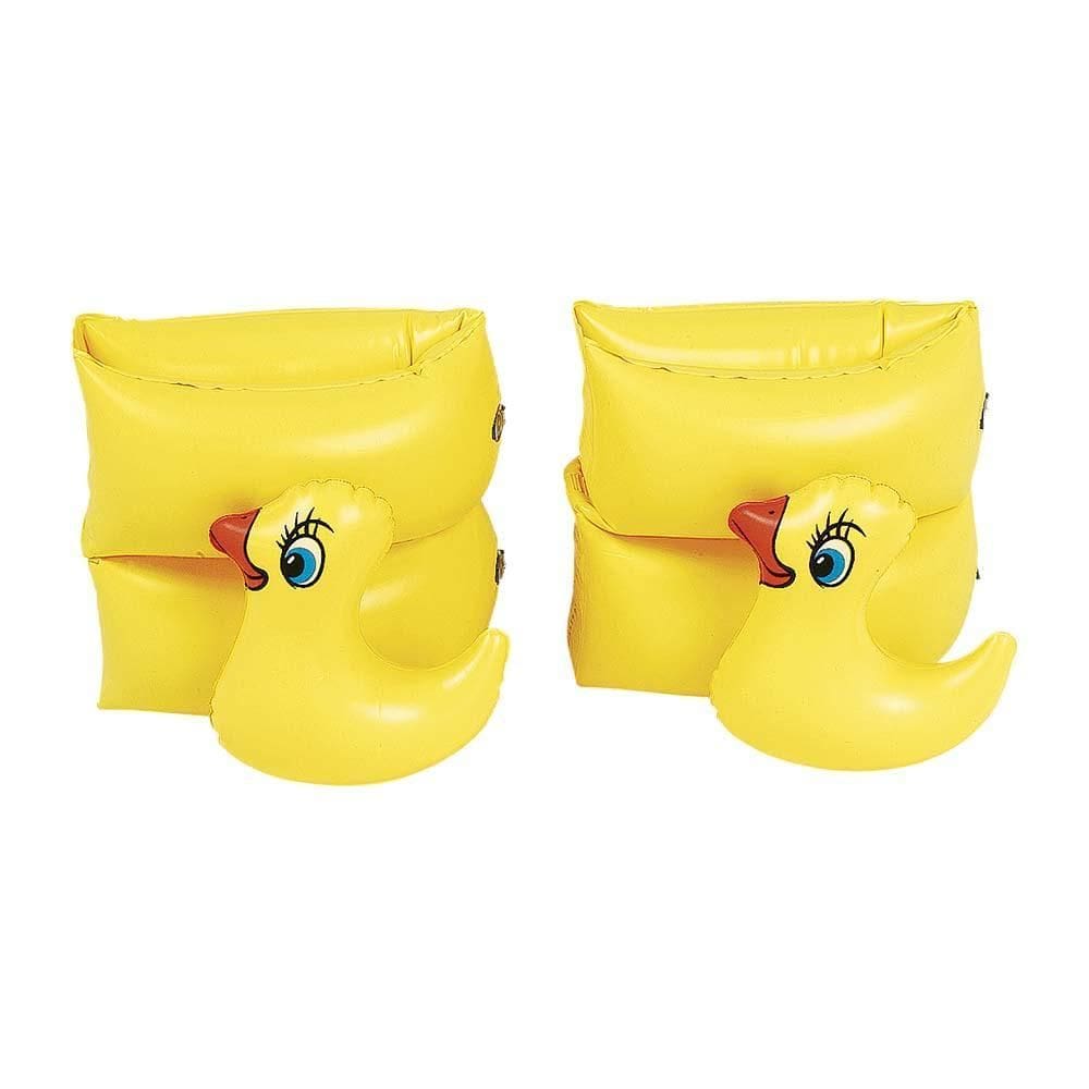 Boia de braço inflável bichos infantil piscina - amarelo